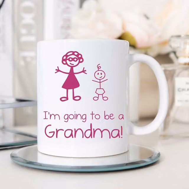 60 Second Makeover Limited I'm Going to Be a Grandma Ceramic Mug, White, 330 ml
