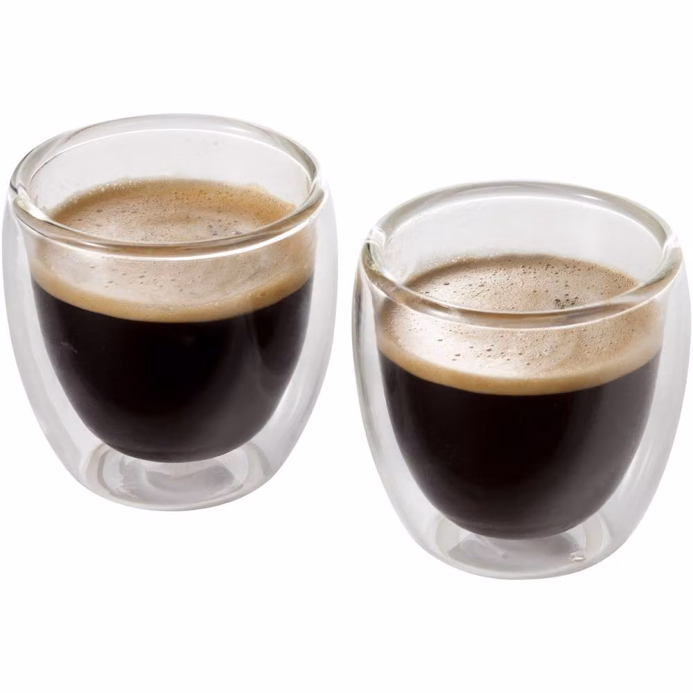 Seasons Boda 2-Piece Clear Glass Espresso Tumbler Set – 2