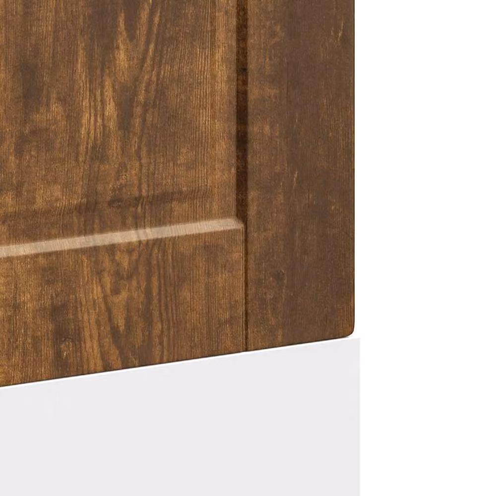 Berkfield Home Dishwasher Panel Porto Smoked Oak in Brown, W/D/H: 60 x 1.5 x 67 cm – 4