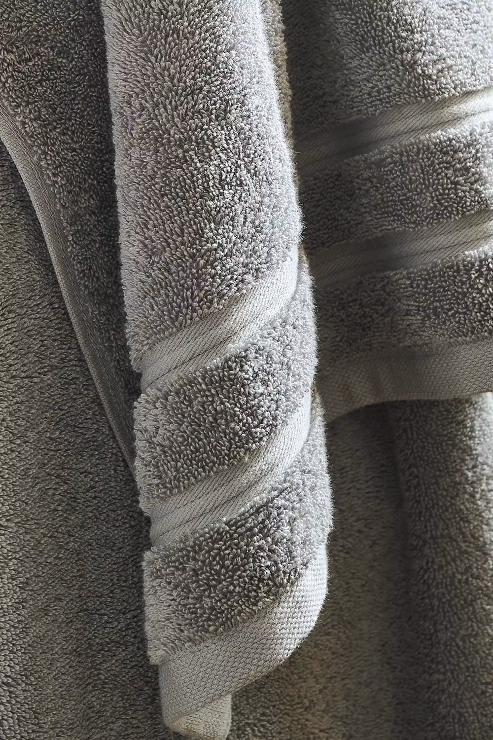 Christy Antalya Premium Turkish Cotton Loose Towel in Grey – 3