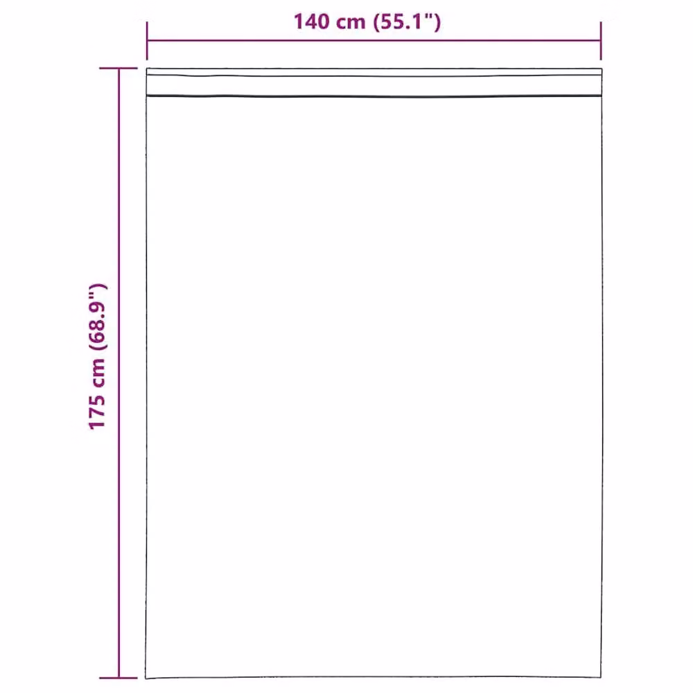 Berkfield Home Brown Voile Tab Top Curtains, 2 Pack, W: 140 cm, H: 175 cm – 6