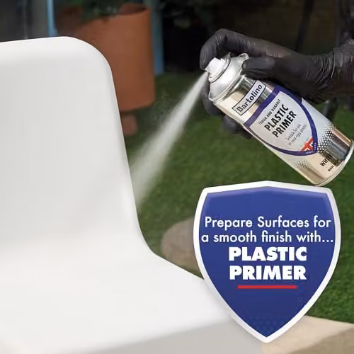 Bartoline Plastic Primer Spray White 400ml – 2