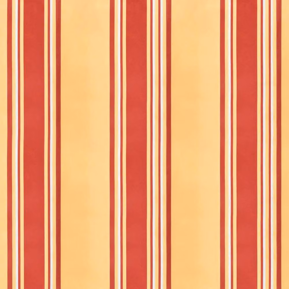 Berkfield Home Replacement Awning Valance Fabric in Yellow and Orange Stripe, 3 m – 2
