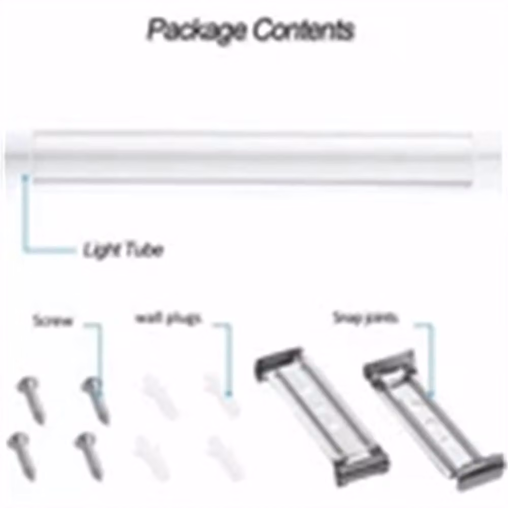 Nordara 2-Piece White LED Linear Batten Tube Light Set – 2