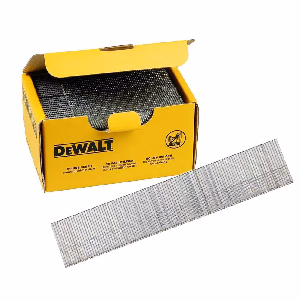 DeWalt Silver Galvanised Headless Straight Brad Nails, 35 mm, Pack of 5000 – 2