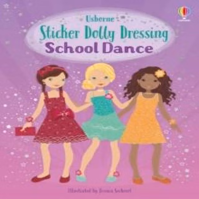 Fiona Watt Sticker Dolly Dressing School Dance Paperback Book, Multicolour