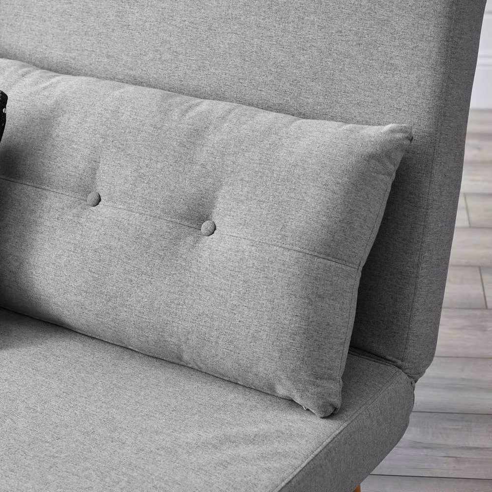 Cheshire Rowan Modern Single Sofa Bed in Grey Fabric – 3