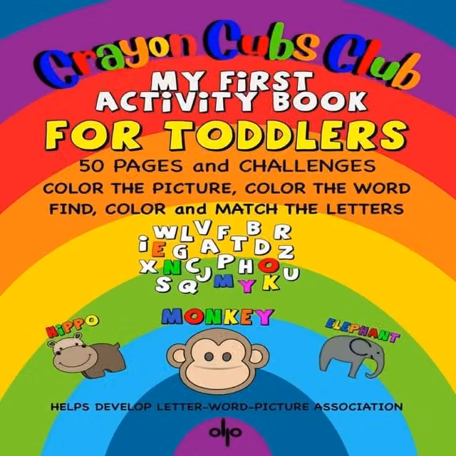 David Phillips My First Activity Book: Crayon Cubs Club Multicolour Paperback