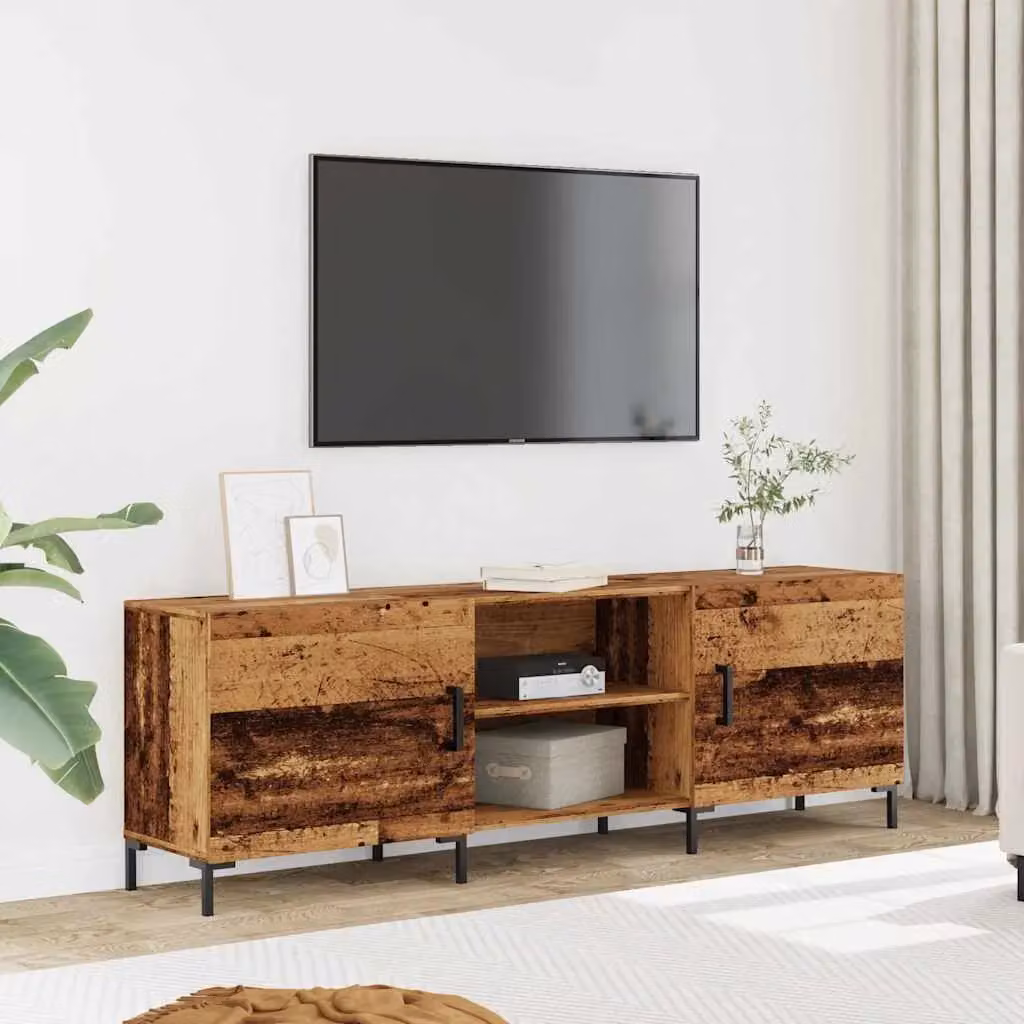Berkfield Home Industrial TV Cabinet in Brown, W/D/H: 150 x 30 x 50 cm – 3