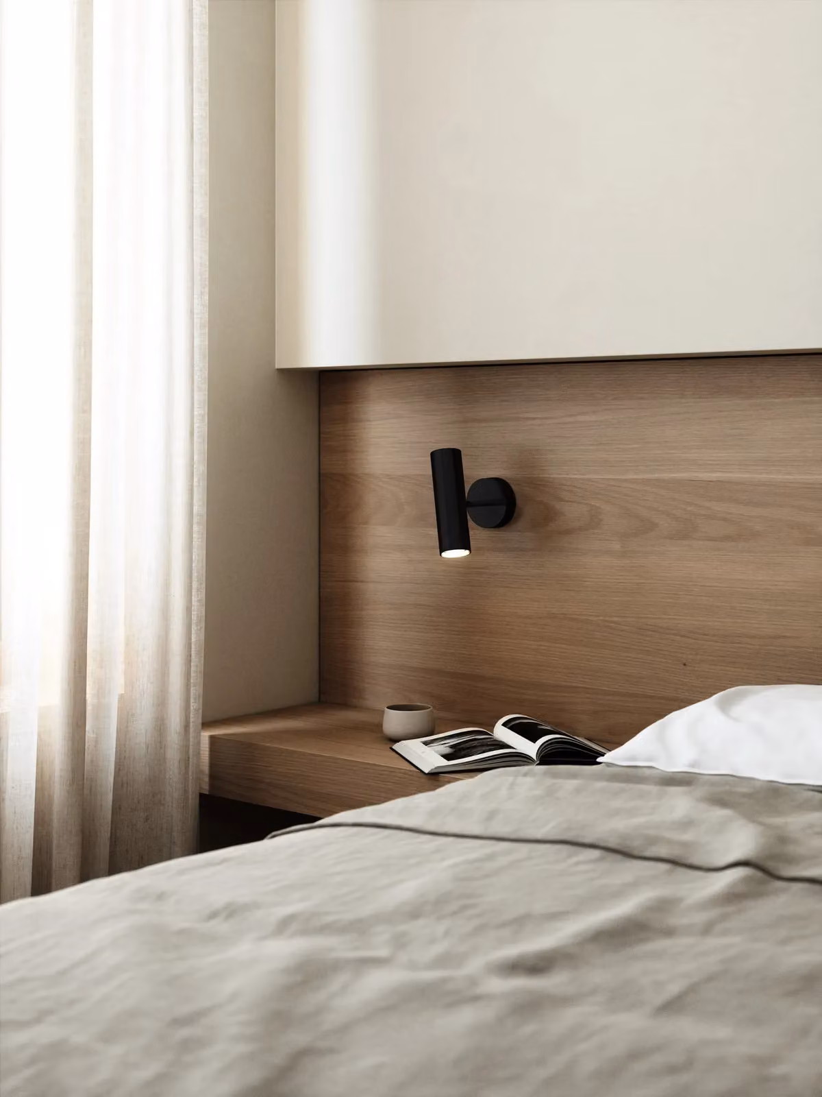 Nordlux MIB Adjustable Black Metal Wall Light with GU10 Socket for Bedroom or Living Room – 4