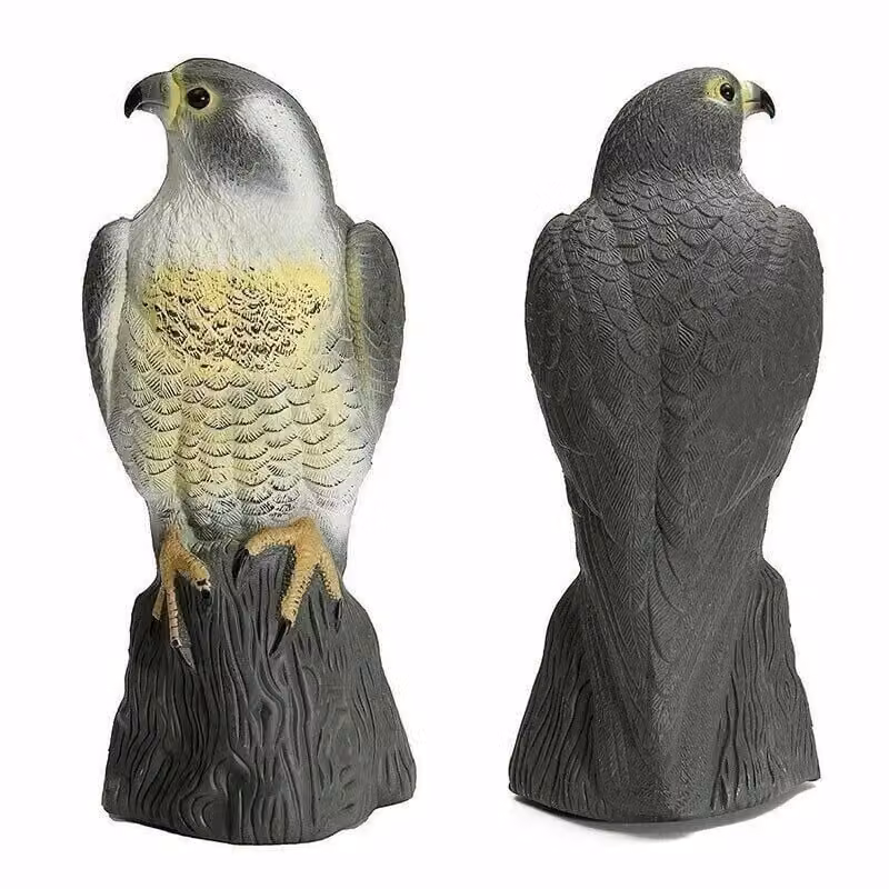 Marco Paul Realistic Falcon Decoy Bird Deterrent in Grey – 2