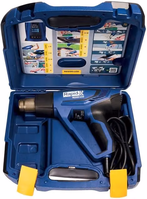 Rapid R2200-LCD Hot Air Gun 2200W 240V Multicolour