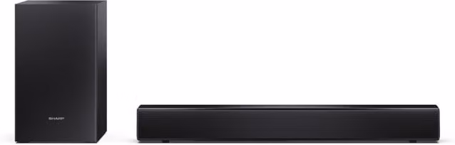 Sharp HT-SBW121K 2.1 Soundbar with Subwoofer and Remote, Black