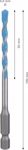 Bosch Expert Hex-9 Multi Construction Drill Bit 5 x 50 x 100 mm – 2