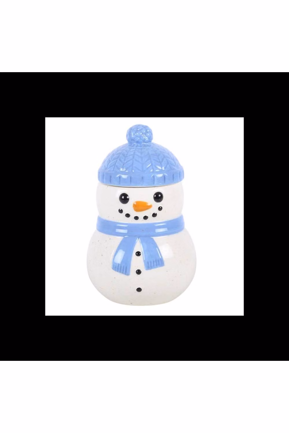KDMD Winter Snowman Blue Ceramic Christmas Wax Warmer and Oil Burner for Tealights – 2
