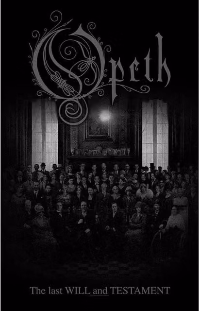 Opeth The Last Will & Testament Textile Poster in Black – 1