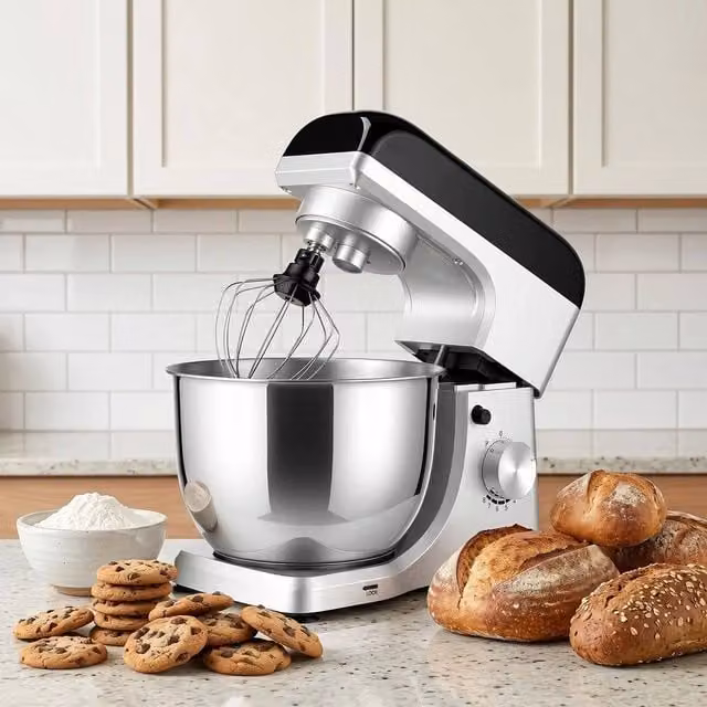 EONLION 8 Speed Electric Mixer and Egg Beater in Silver – 1