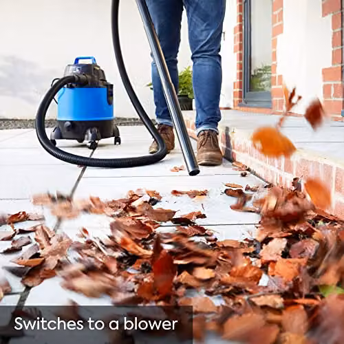 Vacmaster Multi 20 Wet and Dry Vacuum Cleaner with Power Take Off and Blow Function, Blue and Black, 20L – 6