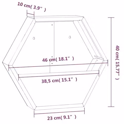 vidaXL Set of 2 Rusty Corten Steel Window Box Planters, Brown, W: 46 cm, D: 10 cm, H: 40 cm – 3