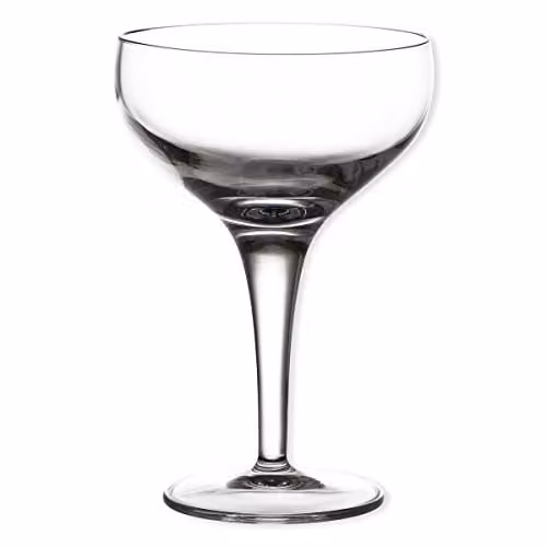 Bormioli Rocco Michelangelo Champagne Coupe Glass, Set of 6, Clear, 22cl – 1