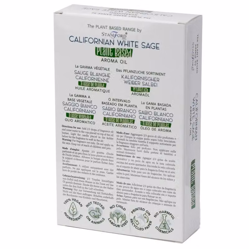 KDMD Plant Based Aroma Oil Californian White Sage in Blue 6 ml – 2