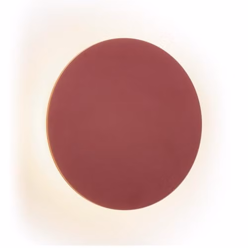 Netlighting Argon Oregon Plus Red Round LED Flush Wall Lamp 580lm 3000K