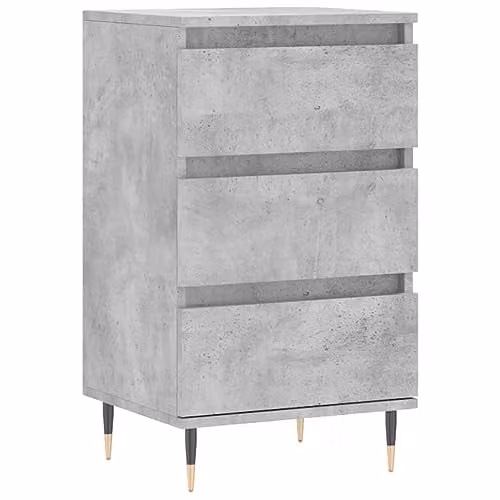 vidaXL Modern Sideboard in Grey, W/D/H: 40 x 35 x 70 cm