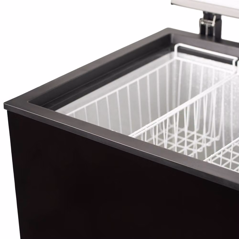 Willow 380L Freestanding Chest Freezer, Black – 4