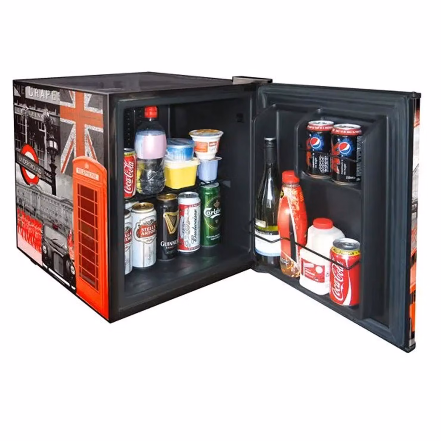 Husky London Mini Fridge, Black, 43L – 6
