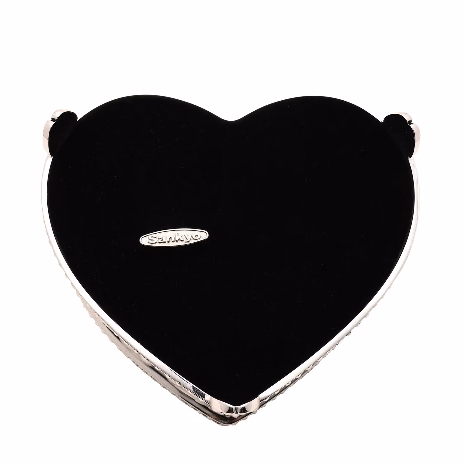 Sophia Classic Collection Classic Heart Musical Jewellery Box in Silver with Beautiful Dreamer Tune – 3