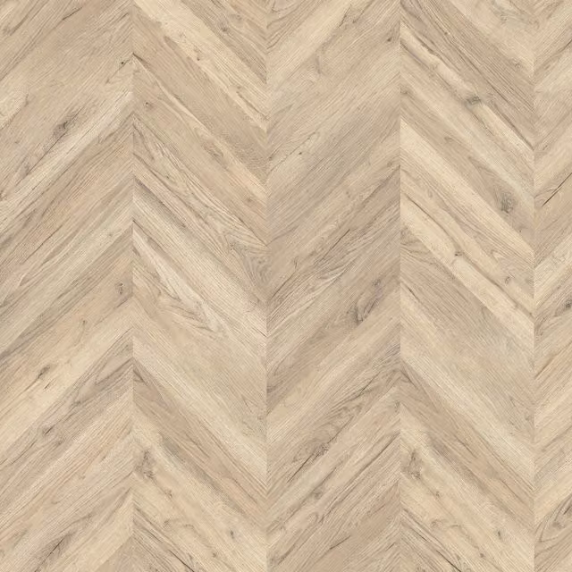 Egger 8mm Wood Look Laminate Flooring Sample in Light Luanda Oak Brown and Beige