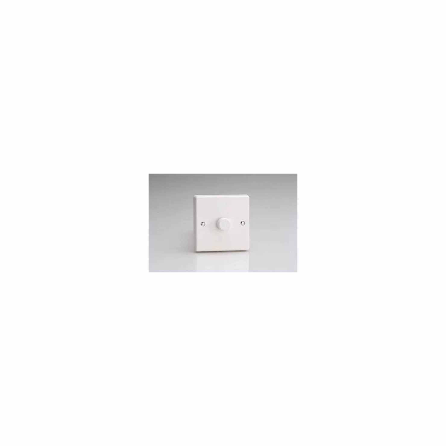 Varilight White PVC 1-Gang Leading Edge Dimmer Switch 400W – 2