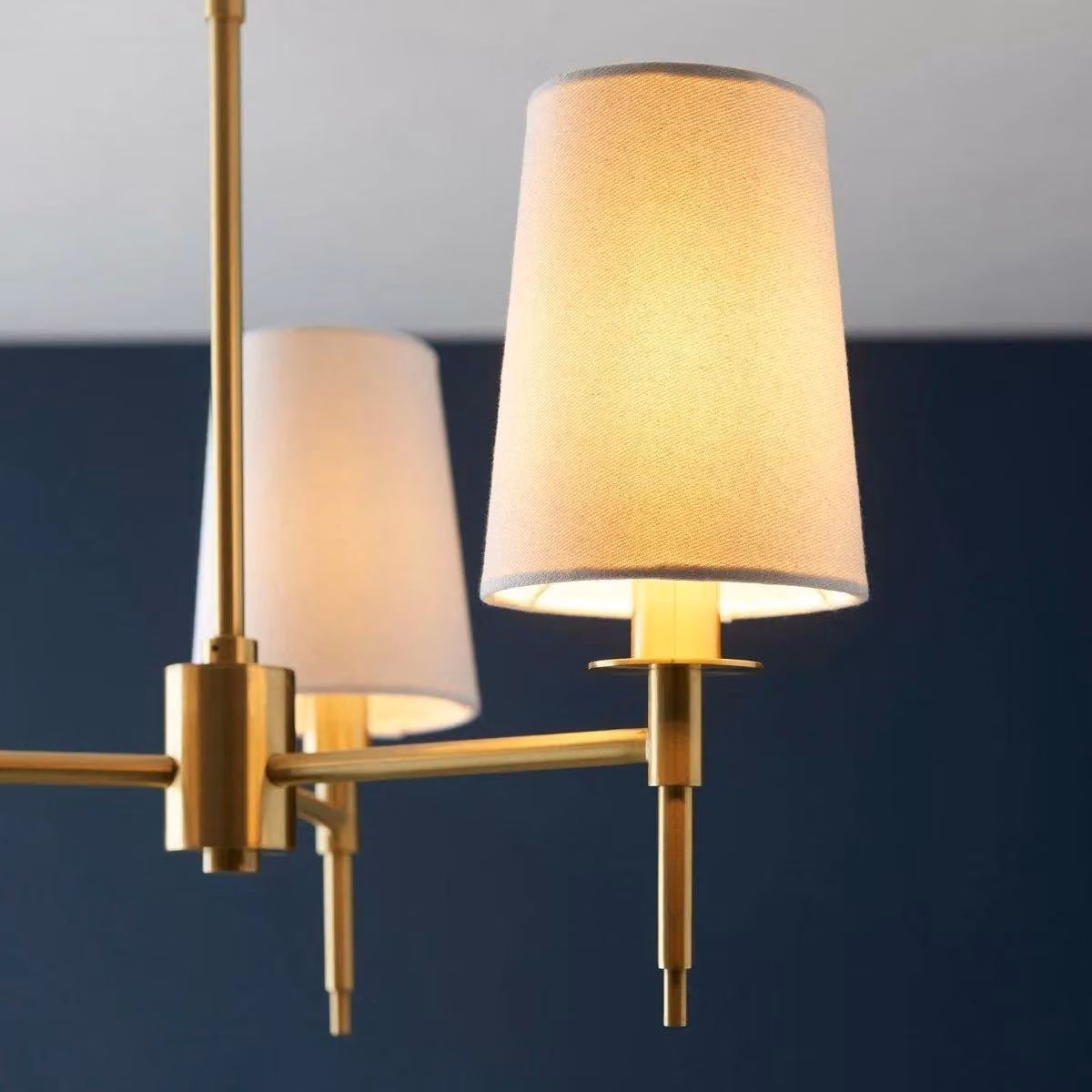 Netlighting FLORENCE Dimmable 3 Light Multi Arm Pendant Ceiling Lamp in Yellow and White – 4