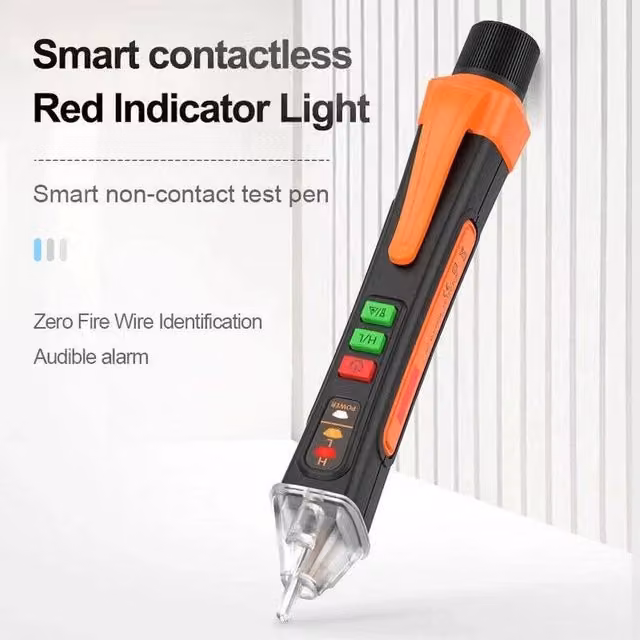 FLAVORA Non Contact Voltage Tester Pen, 12-1000V, Black, Height: 52 cm