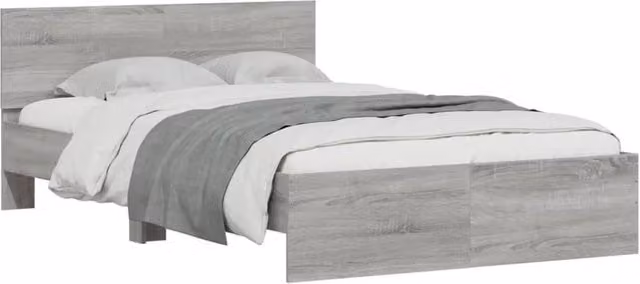 Berkfield Home Durable Bed Frame with Lift Up Base, Grey, W/D/H: 120 x 200 cm – 1