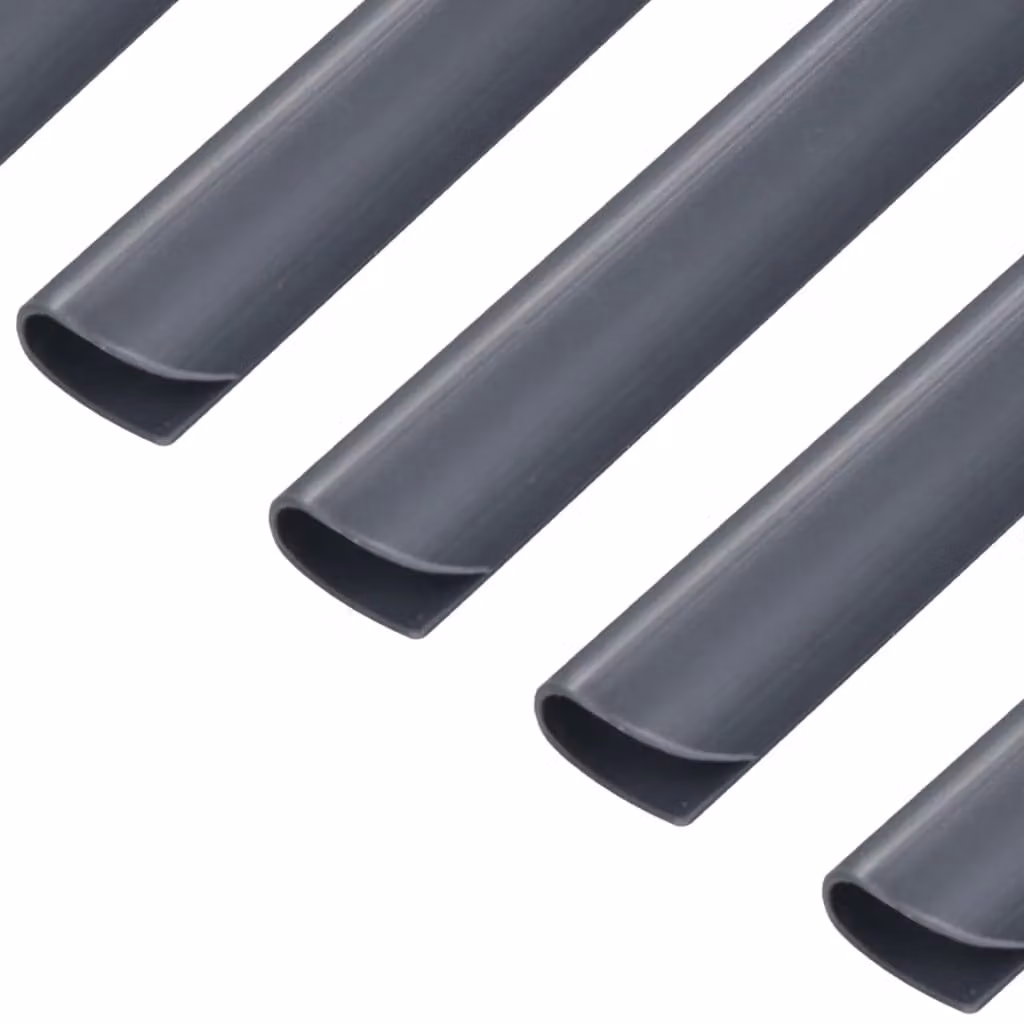 Berkfield Home 100 Pack PVC Fence Strip Clips in Anthracite Black – 2