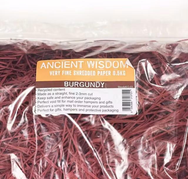 KDMK Very Fine Red Shredded Paper