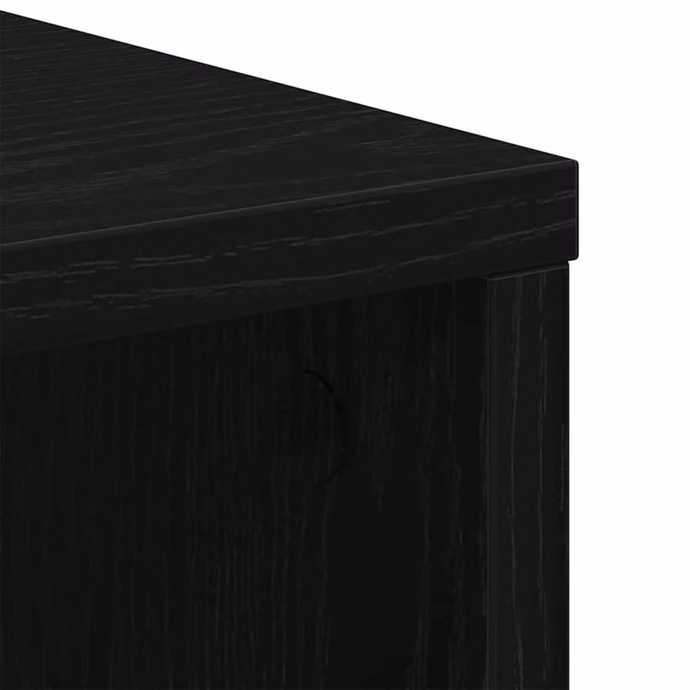 Berkfield Black Oak Home Storage Cabinet W: 60 cm, D: 53 cm, H: 72.5 cm – 7