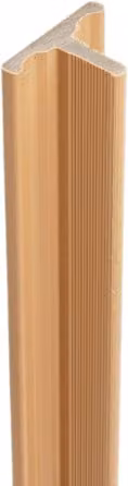 Ecoscape WPC Composite Slatted Cladding Joint Trim in Brown