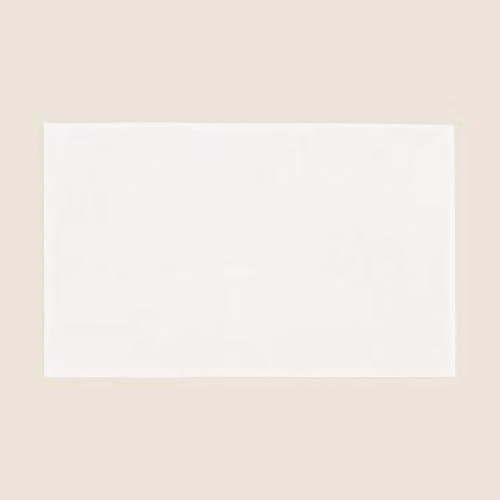 Misona Organic Cotton Luxury Reversible Towelling Bath Mat, White, W: 80 cm, D: 50 cm