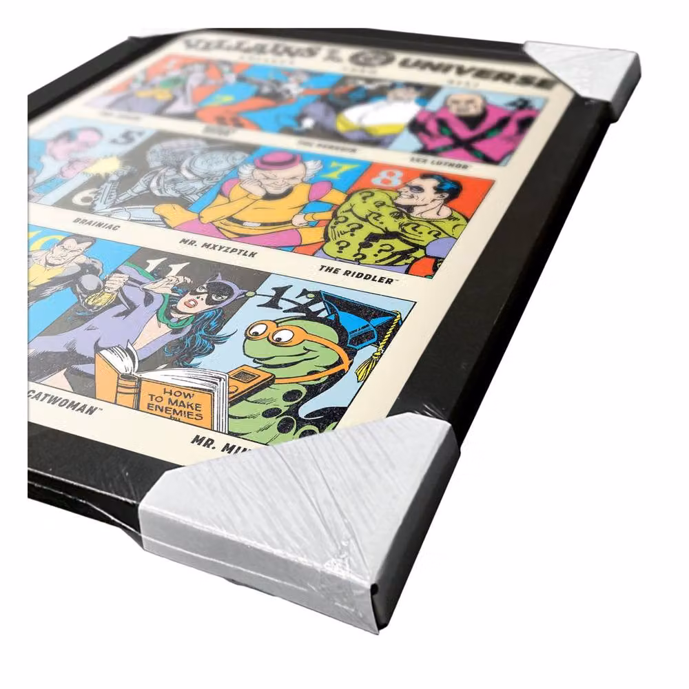 DC Comics Villains Of The Universe Multicolour Framed Paper Poster – 3