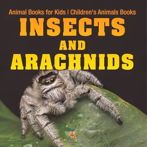 Baby Professor Insects and Arachnids Childrens Animal Book, Multicolour, 21.59 x 21.59 cm