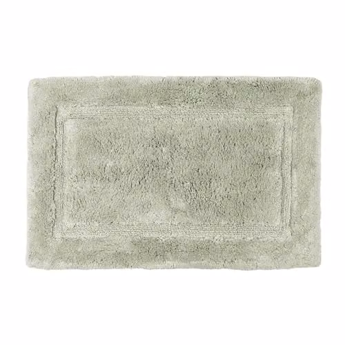 Allure Bath Fashions Bamboo Cotton Non-Slip Bath Mat, Green, W: 80 cm, D: 50 cm – 1