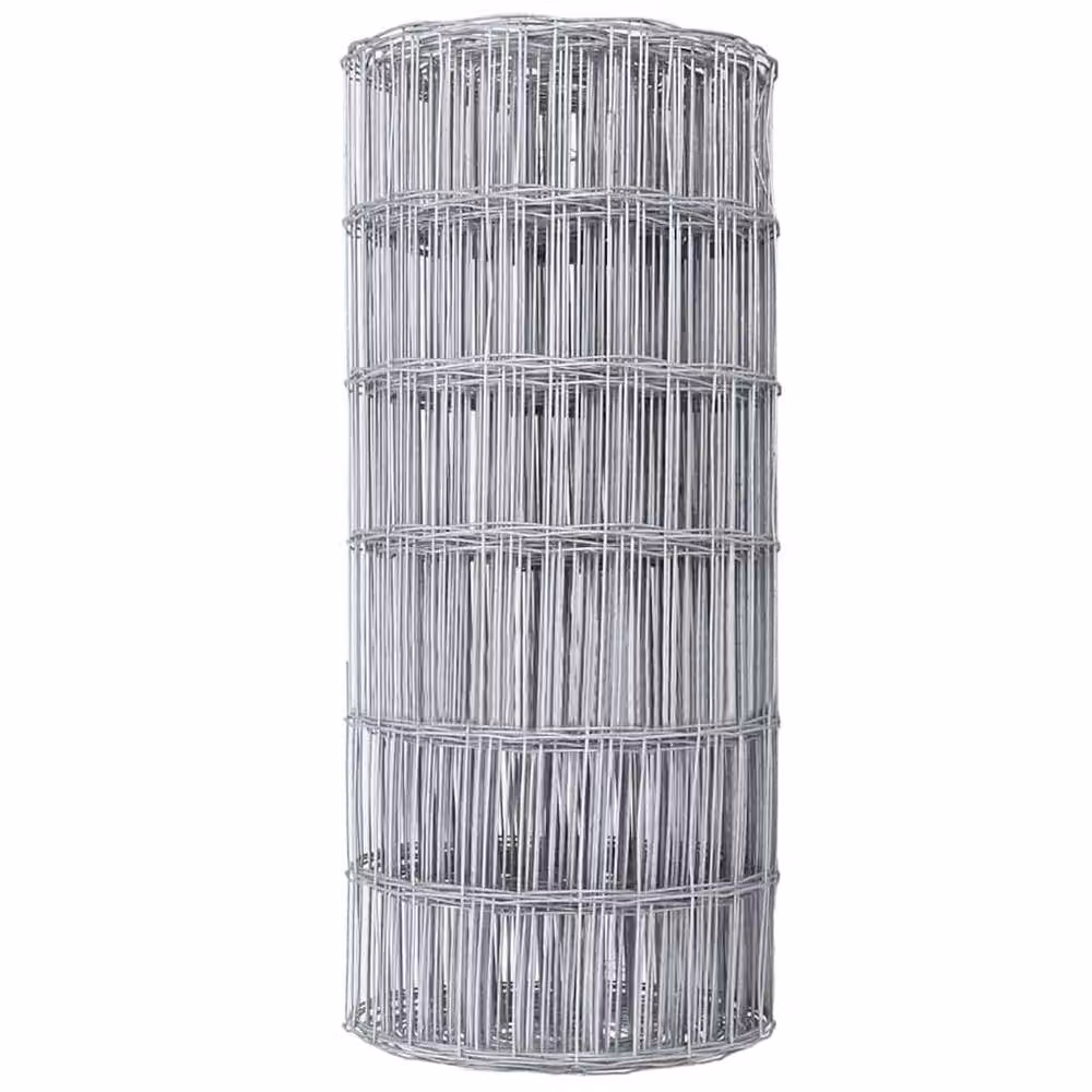 Berkfield Home Euro Fence Galvanised Steel in Silver, H: 40 cm x W: 50 m – 3