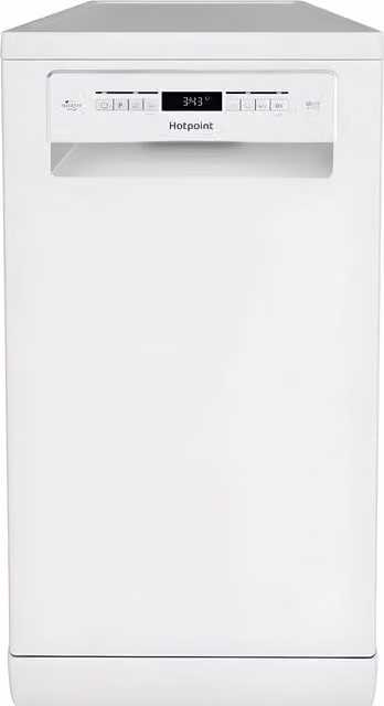 Hotpoint HSFO 3T223 W UK N White Freestanding Dishwasher with E Energy Rating