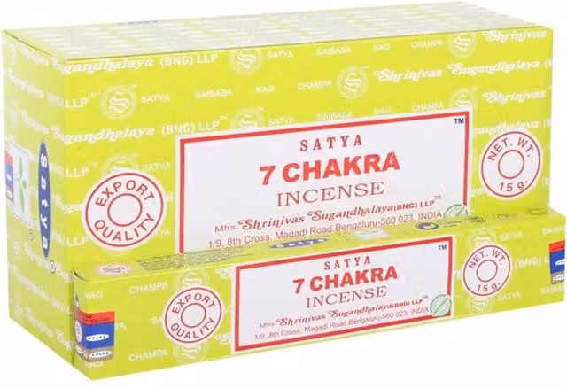 Something Different Seven Chakra Incense Sticks, Multicoloured (Pack of 120)