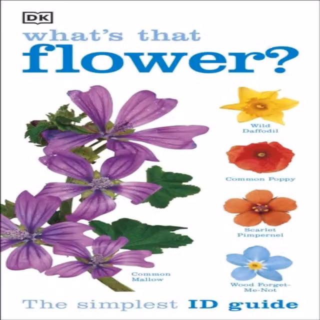 DK What's That Flower? The Simplest ID Guide Ever Multicolour Paperback Book