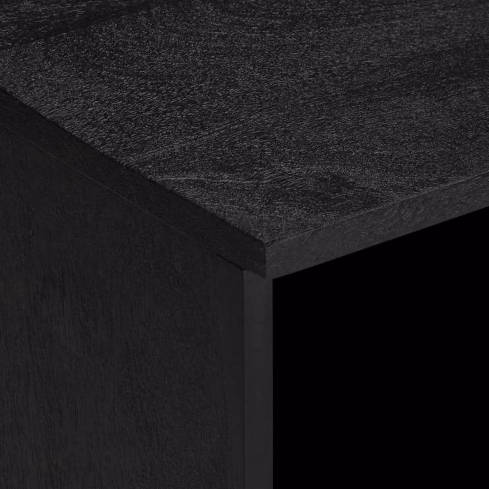 Berkfield Home Industrial TV Cabinet in Black, W/D/H: 100 x 33 x 46 cm – 4