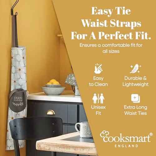 Cooksmart Purity Waterproof PVC Apron in Multicolour – 3