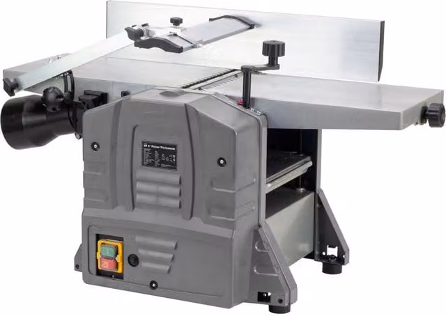 SIP 8 x 5 Inch Benchtop Planer Thicknesser in Grey Aluminium, L46.0 x W98.0 x H49.0 cm